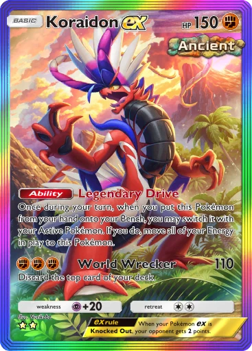 Koraidon-ex (Propulsion Paradoxe #92/109, 2 Étoiles) | Pokémon TCG Pocket
